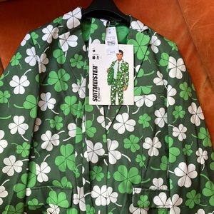 Suitmeister St. Patrick’s Day shamrock lucky suit